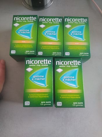 Nicorette gomme à mâcher