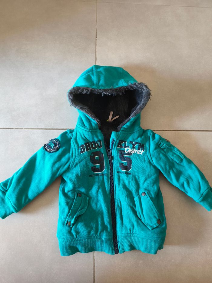 Lot 2 gilets hiver garçon 9 mois - photo numéro 5