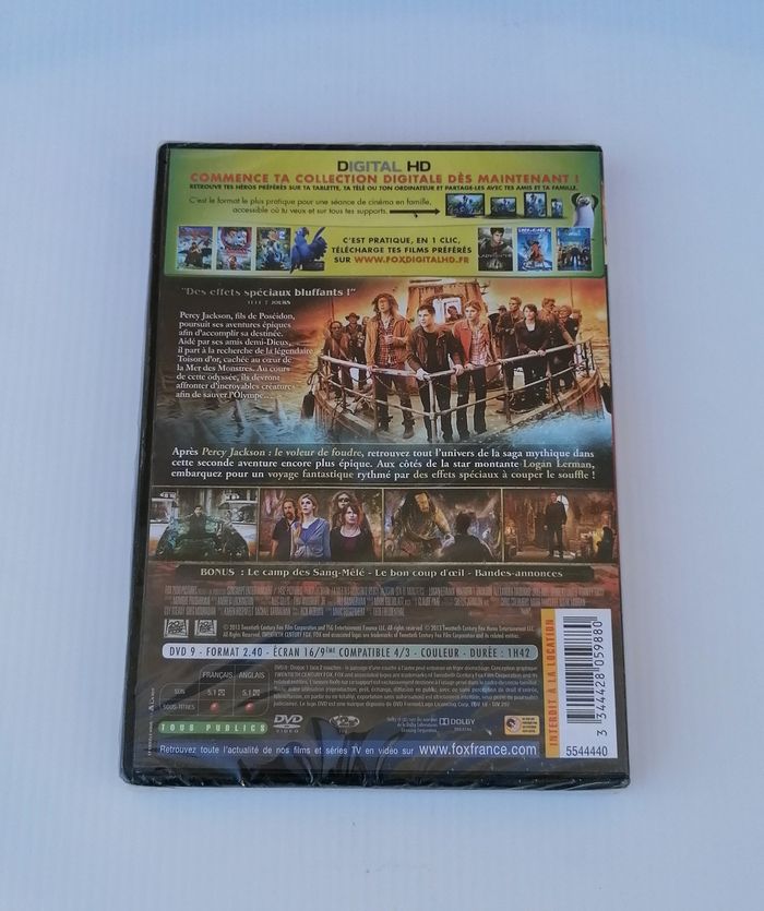 Dvd Percy et Jakson La mer des monstres. - photo numéro 2