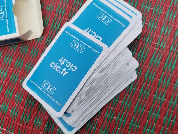 Jeu de 54 cartes de luxe CIC neuf - photo numéro 2