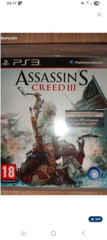 Assassin’s creed 3 PlayStation 3