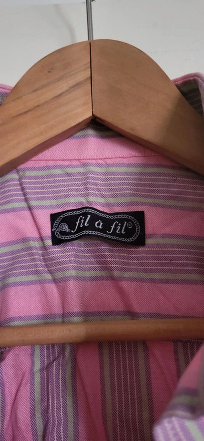 Chemise à rayure homme - photo numéro 7