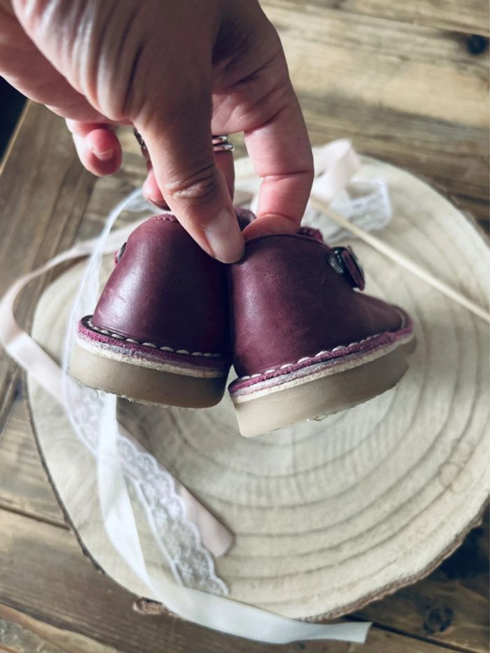 Sublime chaussure Salomé fille en cuir pointure 25 - photo numéro 3