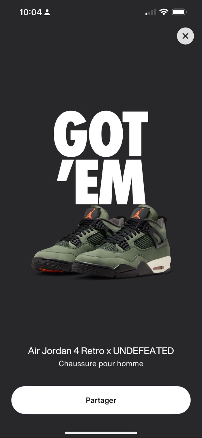 Jordan 4 undefated - photo numéro 6
