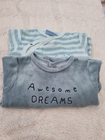 Lot 2 pyjamas 3 mois