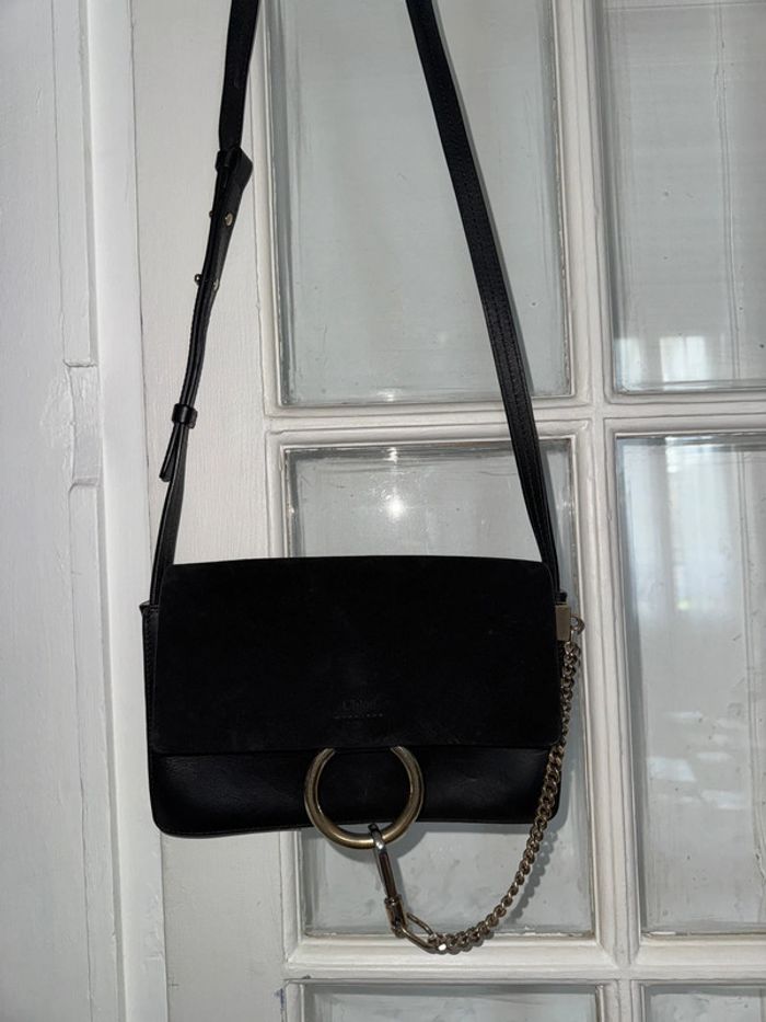 sac chloe modèle Faye Cuir et daim Avec le dustbag - photo numéro 9