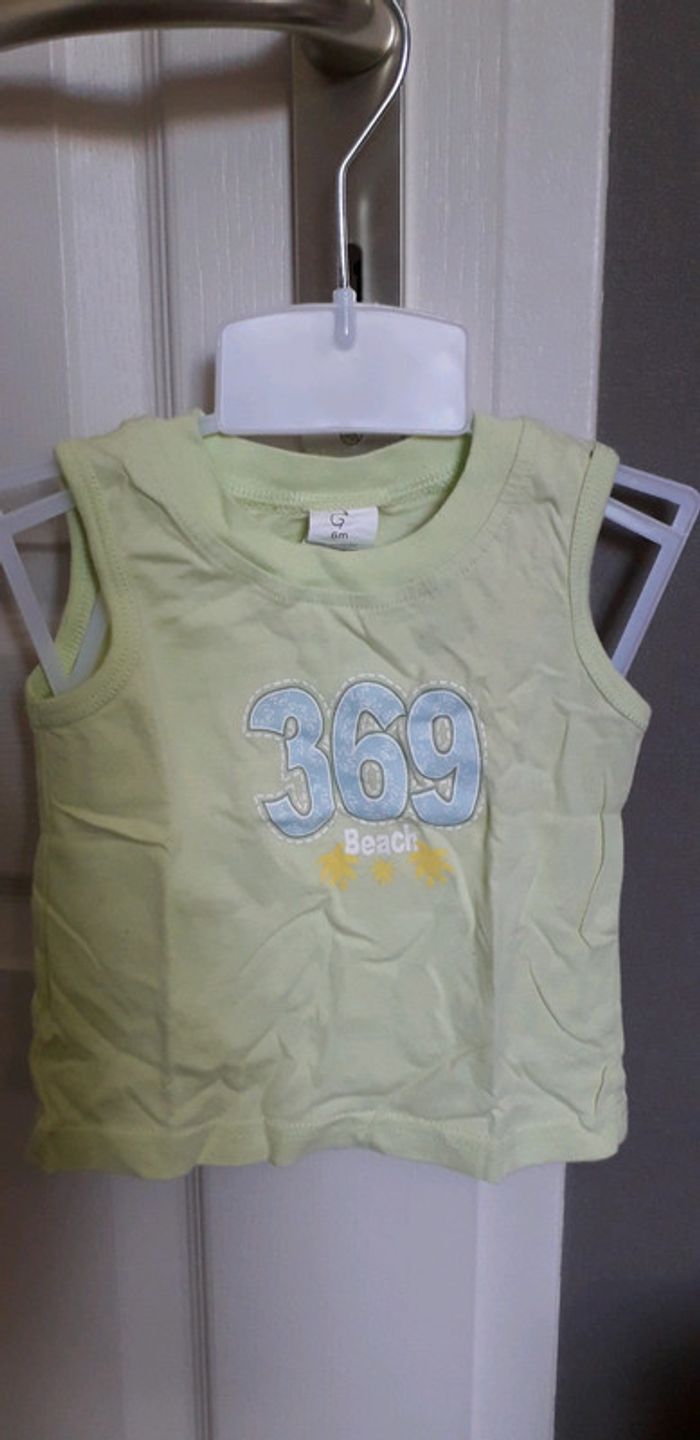 Ensemble salopette jaune et vert - photo numéro 3