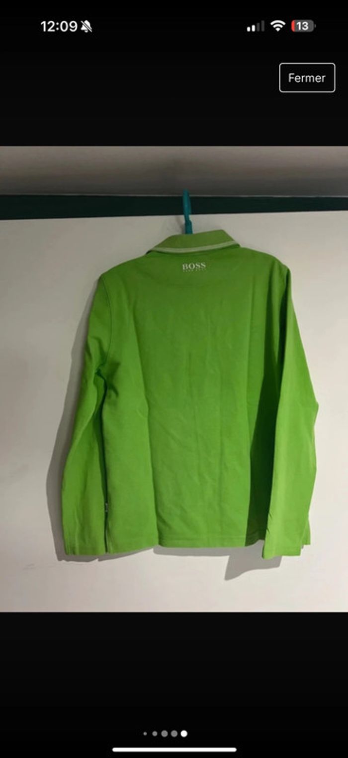 Polo manches longues Hugo Boss taille 10 ans 138cm - photo numéro 5