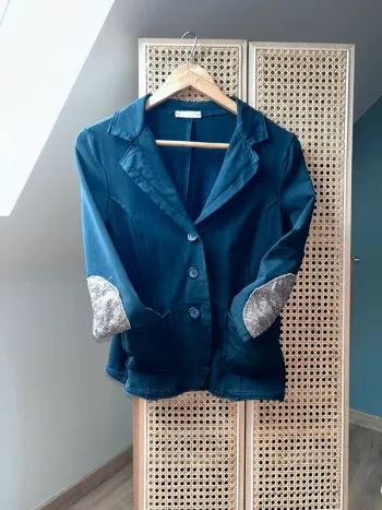 Blazer noir pailleté