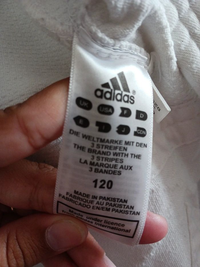Veste judo/karaté Adidas 6-7ans - photo numéro 4