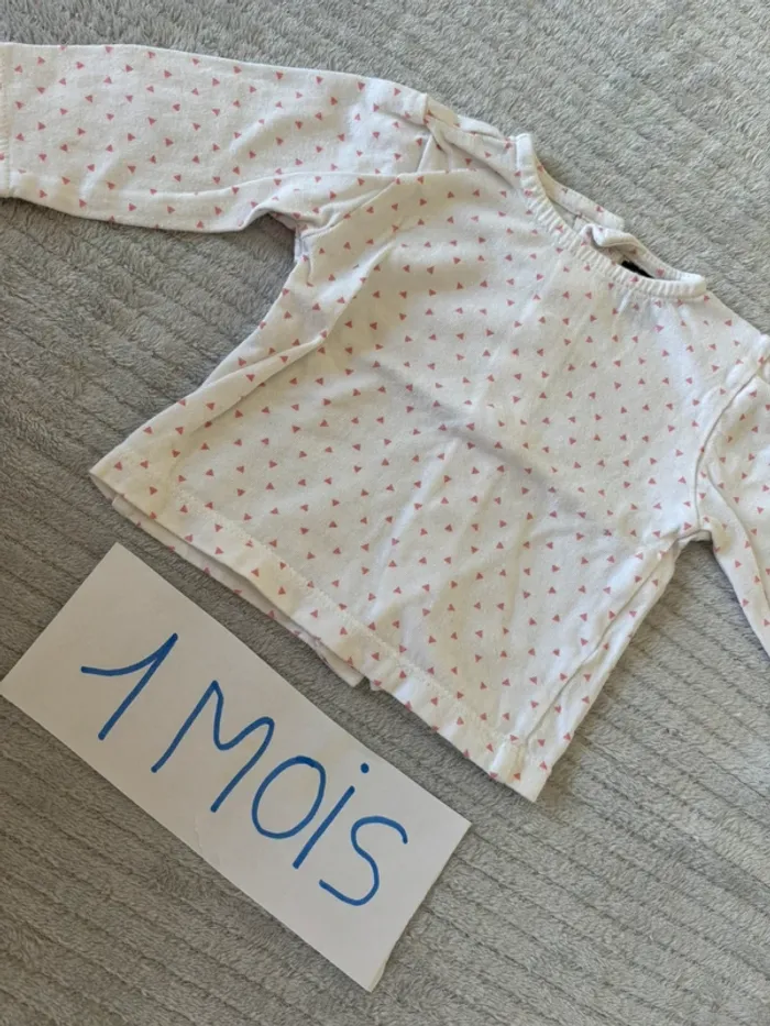 Lot de 5 t-shirt manches longues bébé fille - photo numéro 9