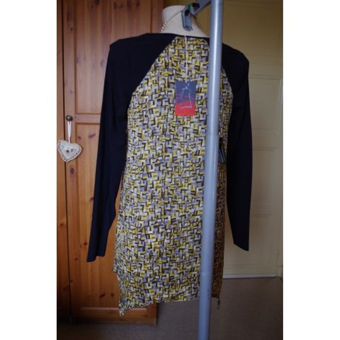 MIA SOANA -Tunique Jaune et noir T40 - photo numéro 3