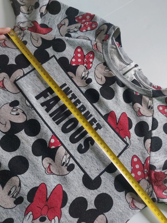 Sweat Mickey/Minnie taille M (noté L mais taille petit voir mesures) - photo numéro 7