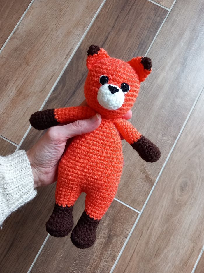 Amigurumi renard 20 cm