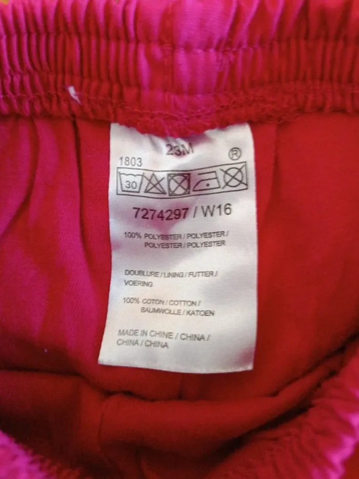 Pantalon rouge 24M - photo numéro 3