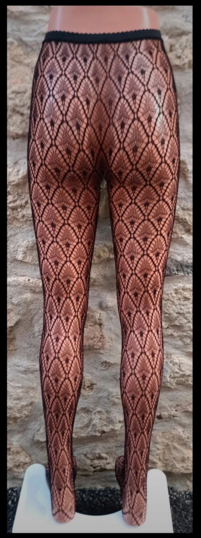 Collant résille motif fantaisie - photo numéro 3