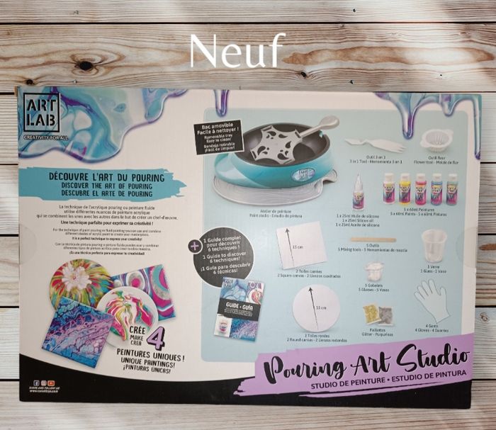 Canal Toys - Art Lab - Studio de Peinture effets pouring - photo numéro 2