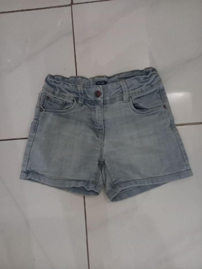 Short jean fille en coton taille 10 ans marque kiabi - photo numéro 5