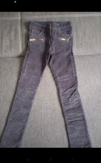 Jeans noir velours