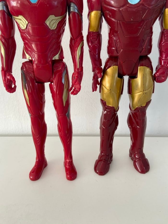 Lot 2 Figurines Iron Man Marvel Hasbro 2014- 2017- 30 cm - photo numéro 3