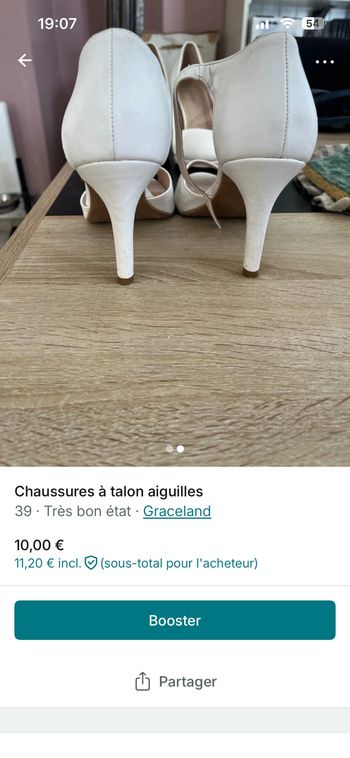 Talons blanches