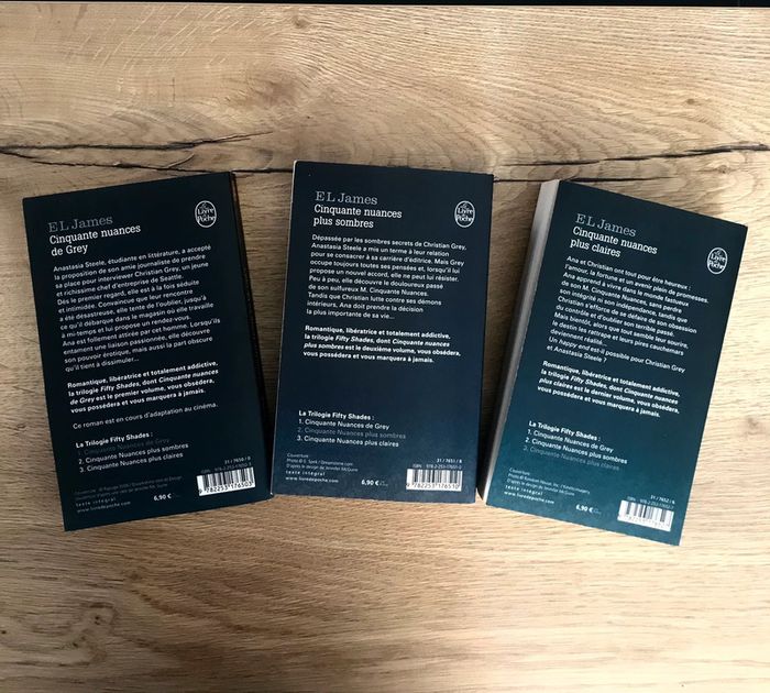 Livres Cinquante Nuances de Grey T 1,2,3 - photo numéro 2