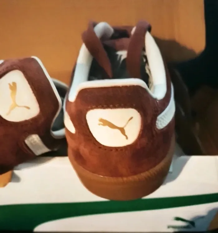 Modèle rare - baskets Puma Palermo chics couleur marron neuves - photo numéro 13