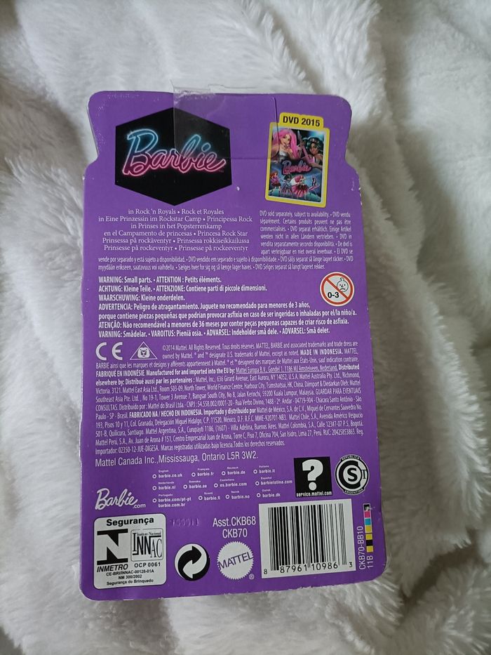 Barbie Mattel Chelsea in rock'n'royals 2014 neuve emballage d'origine jamais ouvert - photo numéro 2