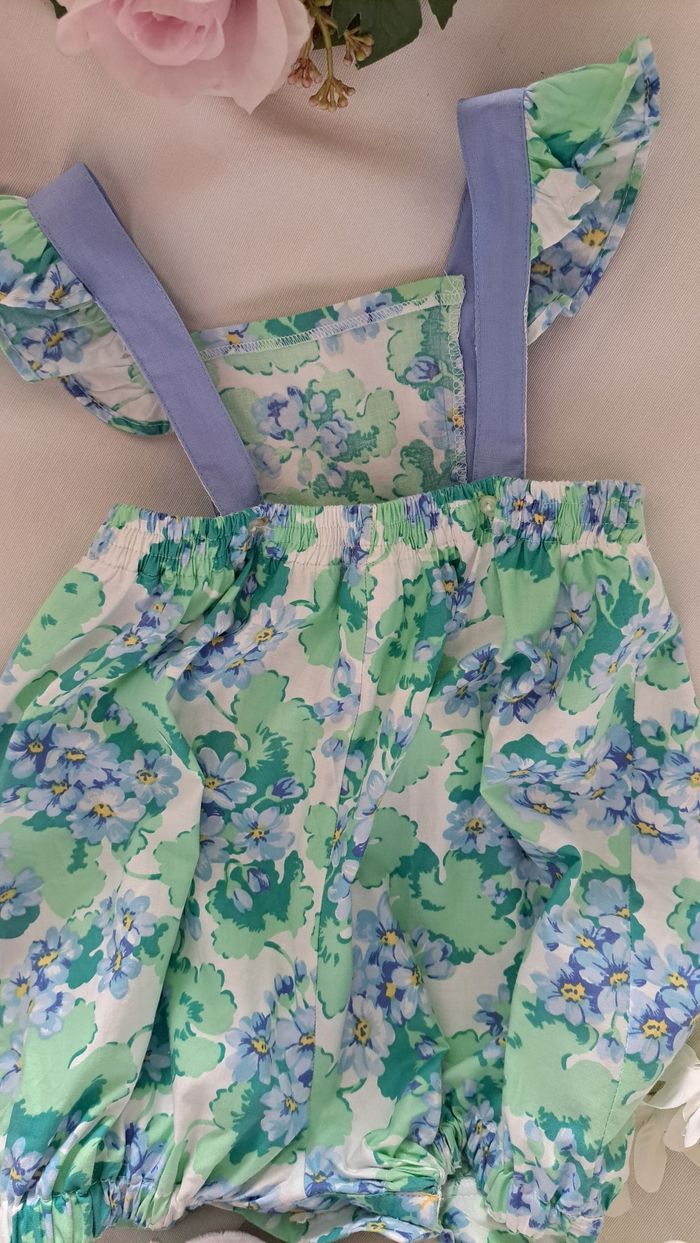 Combi short d'été à fleurs - photo numéro 7