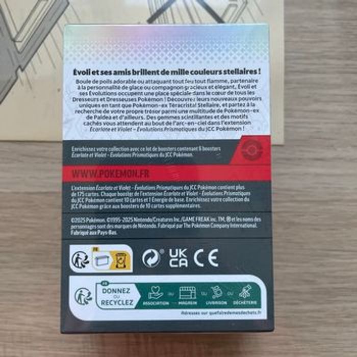 Bundle Pokémon EV8.5 évolutions prismatiques FR - photo numéro 3