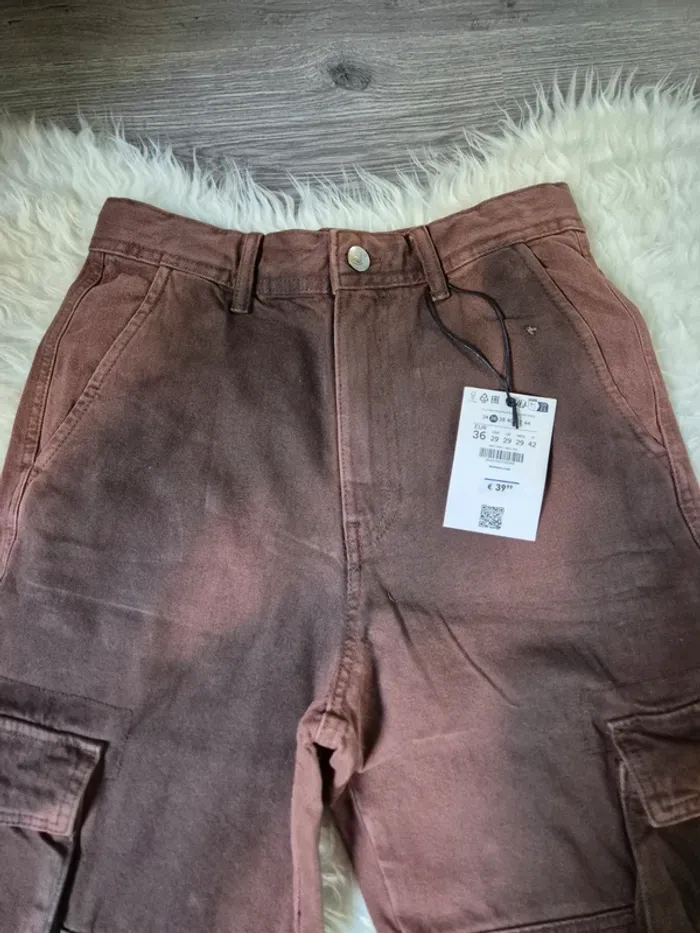 Pantalon baggy cargo pour homme T. 36 - photo numéro 2