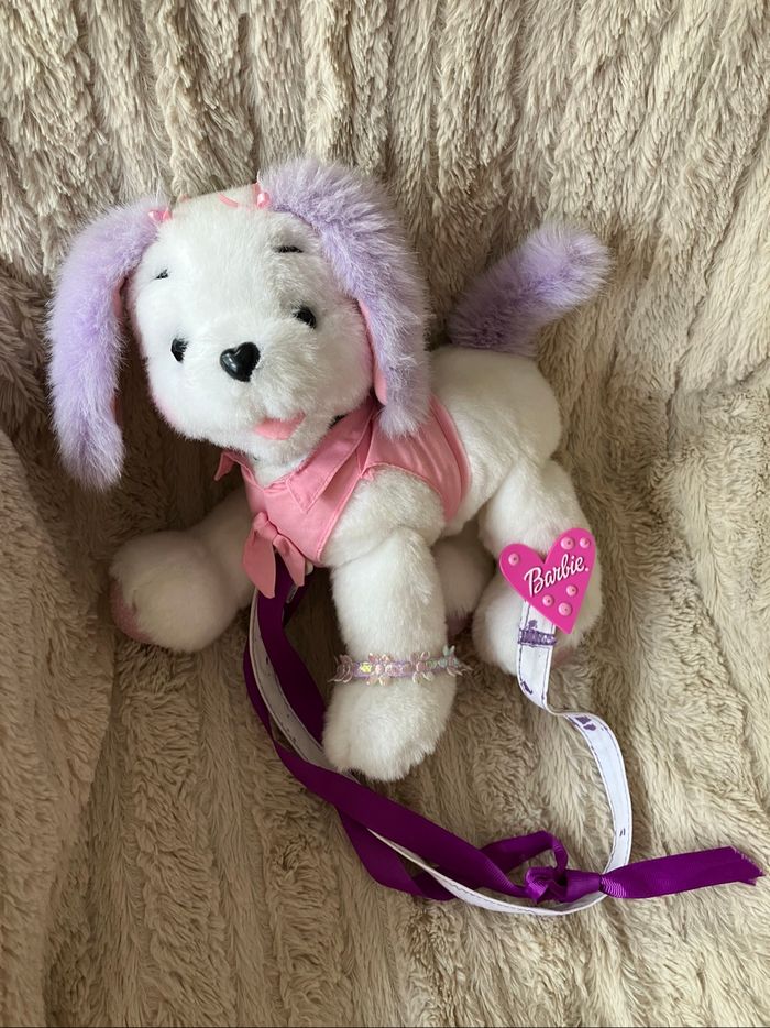 Peluche chien Barbie de Mattel (1€50)