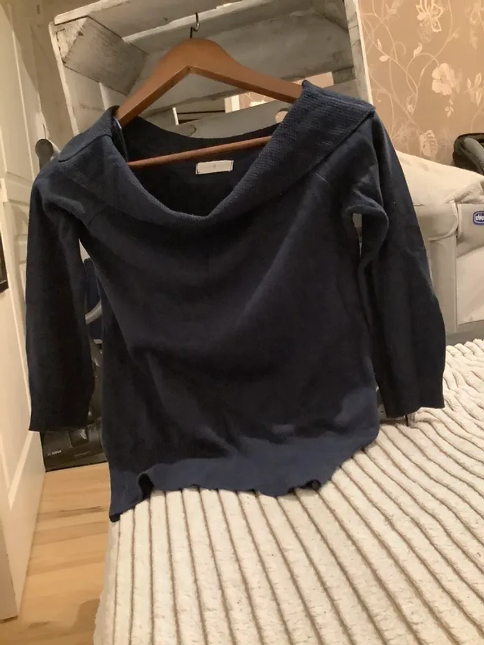 Pull bleu marine