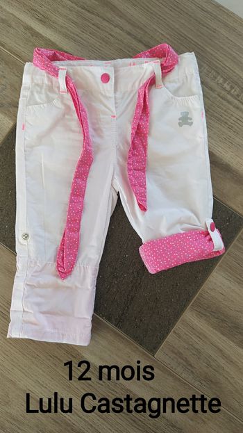 Pantalon 12 mois. Lulu Castagnette