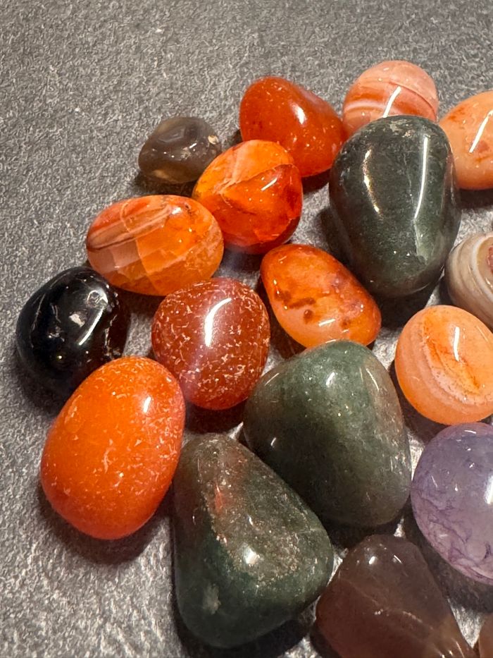 Lot de 140 g de pierres naturelles polies – Variété de minéraux - photo numéro 6