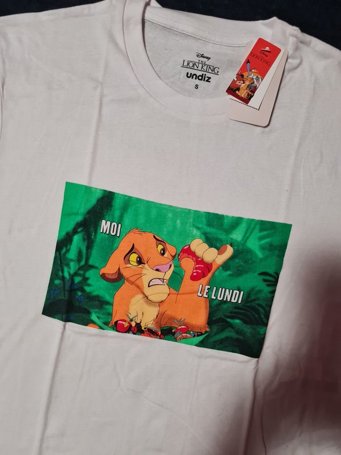 Tee shirt le roi lion - photo numéro 2