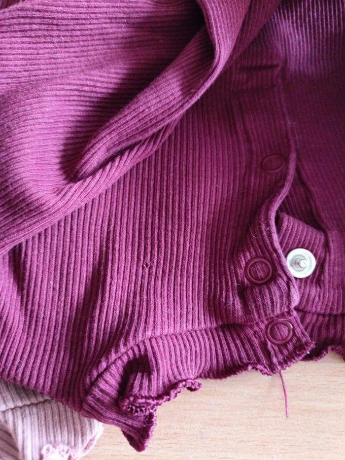 6M Lot 4 hauts longues manches haut col - photo numéro 4