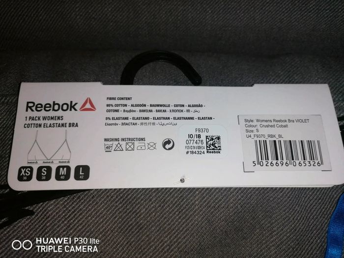 Soutien gorge sport Reebok - photo numéro 5