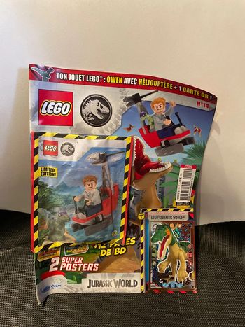 Lego jurassic World mini figurine édition limitée Owen + bébé dinosaure minifigures officiel