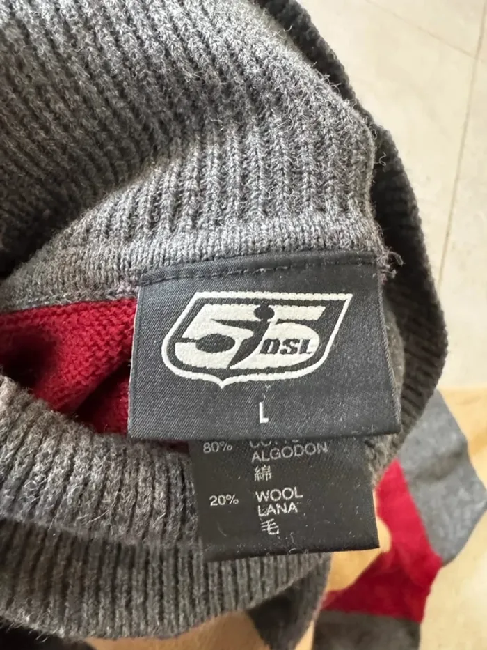 Pull à col roulé 55dsl, très bon état, taille L - photo numéro 4