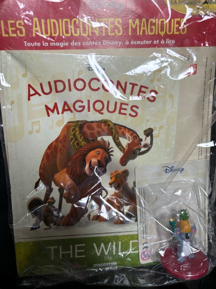 Figurine + Livre The Wild n 43 Les Audiocontes Magiques Disney Altaya