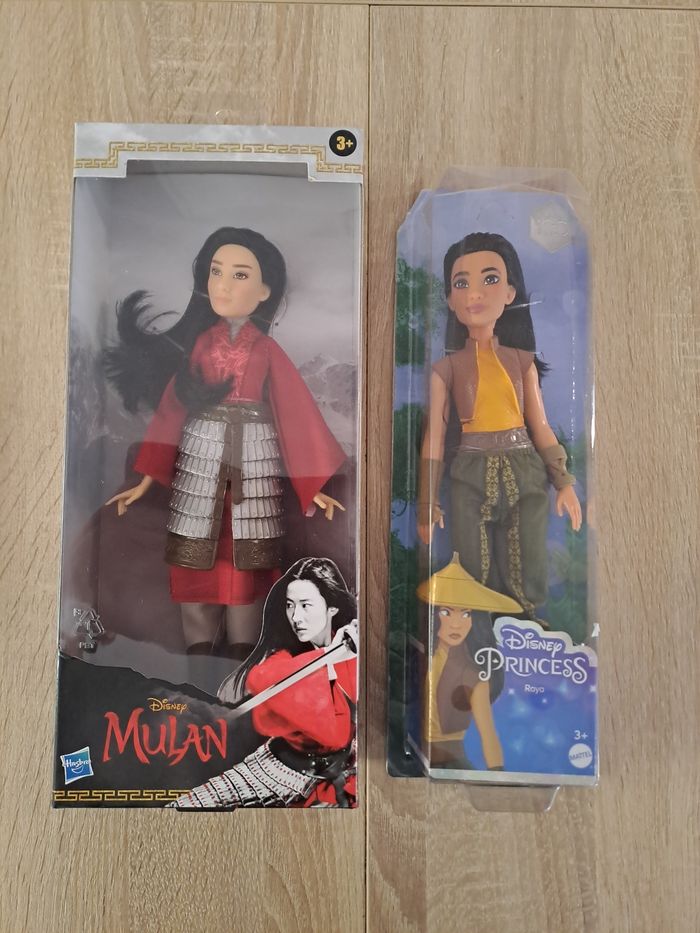 Lot Disney Mulan et Raya neuf