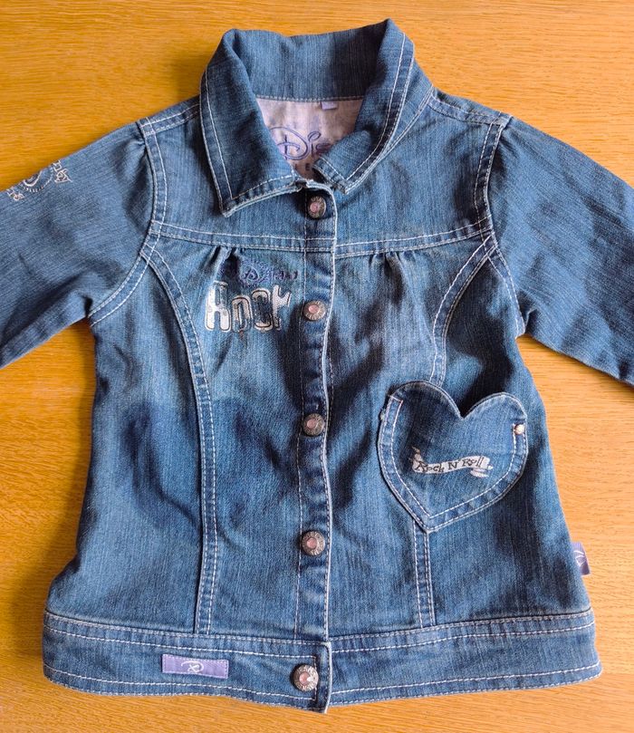 🌸 Veste en jean - Disney - 3-4 ans 🌸 - photo numéro 2