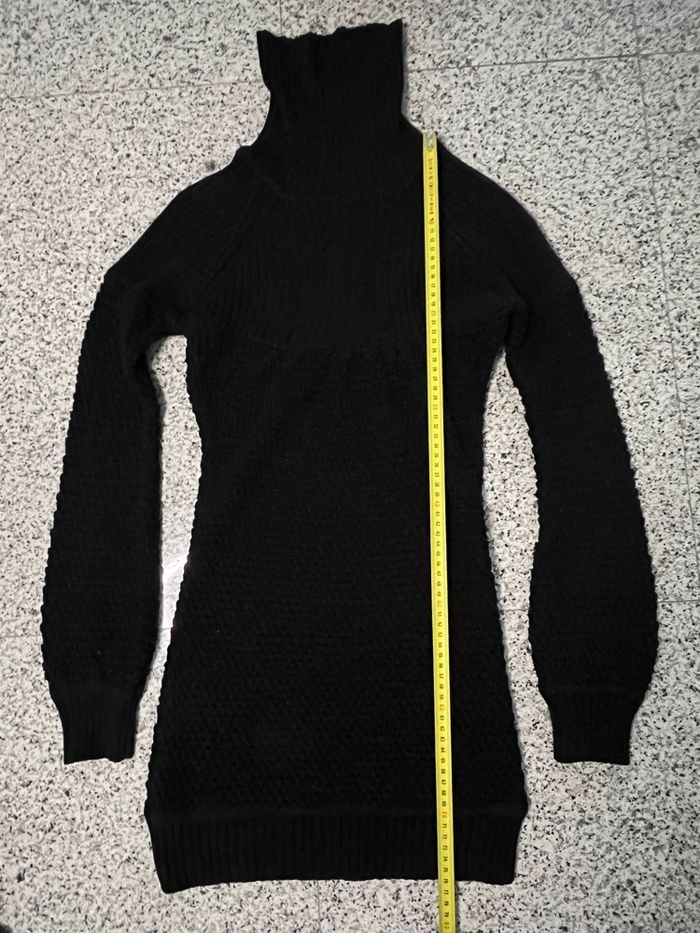 Robe pull col roulé noir - photo numéro 8