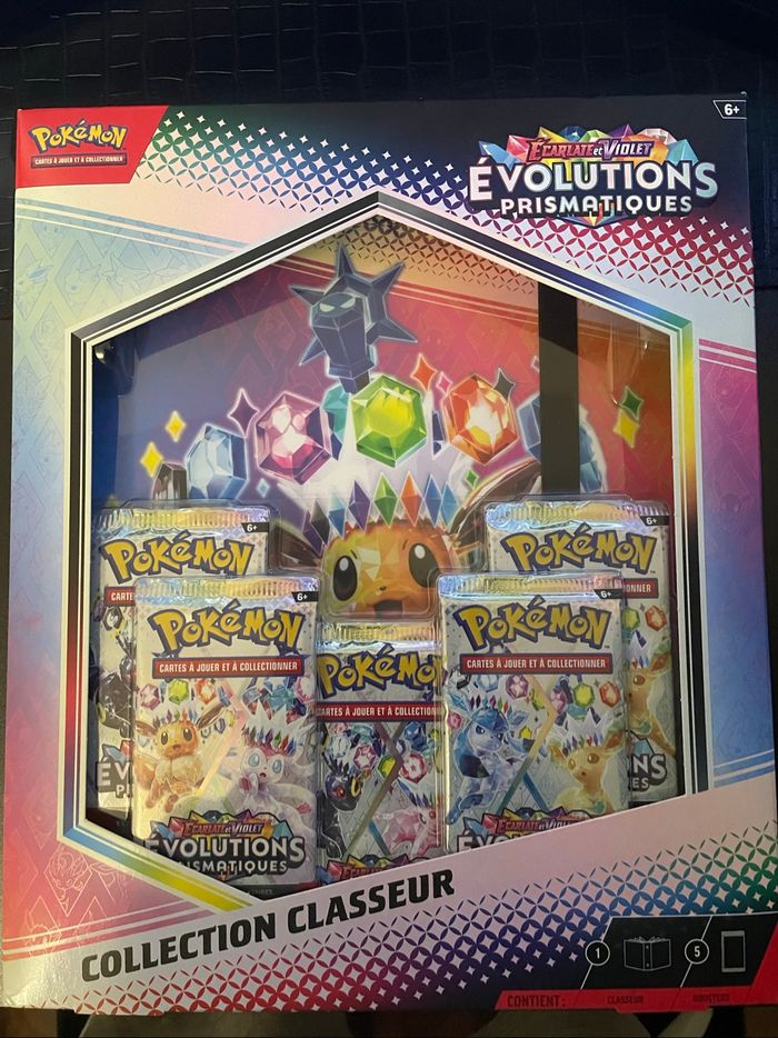 Pokémon coffret classeur évolution prismatique 8.5