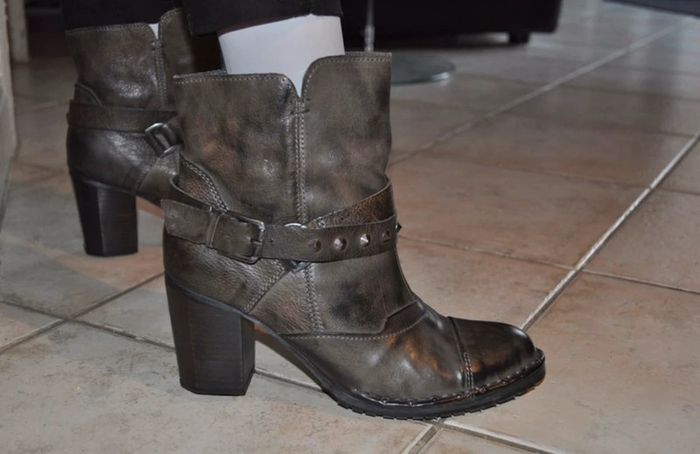 Bottines grise/bronze neuve