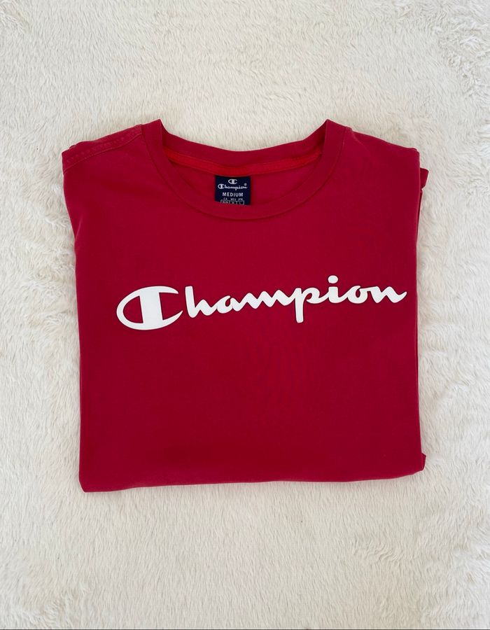 T-shirt Champion rouge taille M