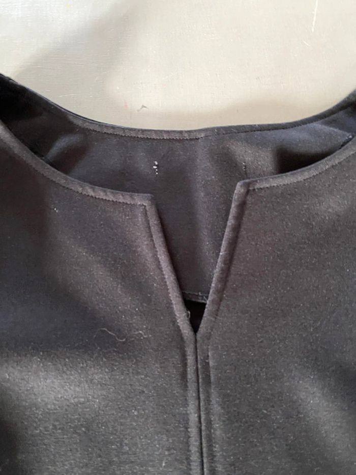 Robe noire vintage style Courrege taille S - photo numéro 10