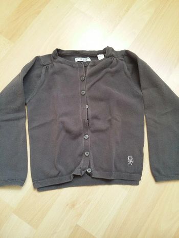 Gilet gris okaidi