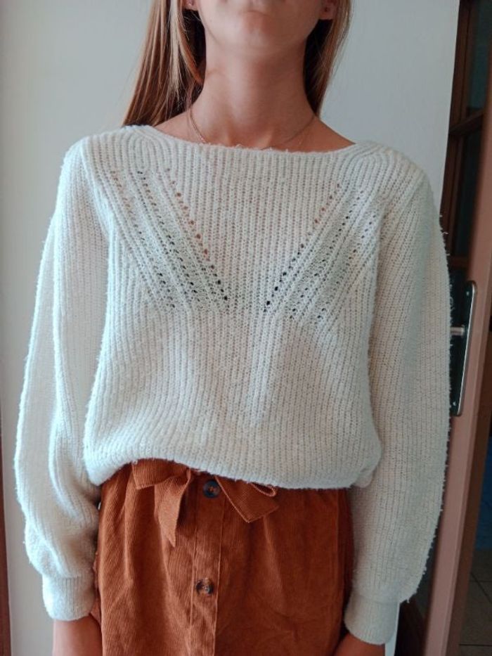 Pull blanc